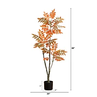 4ft. Autumn Sumac Artificial Fall Tree 