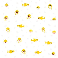 RoomMates Baby Shark Cream Peel & Stick Wallpaper