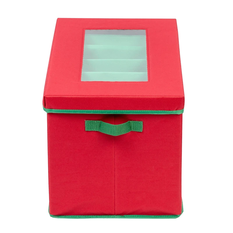 Honey Can Do Red Holiday Light Storage Box