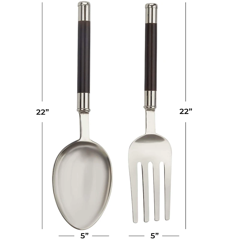 Gold Coastal Wall Decor, Set of 2 2", 22"