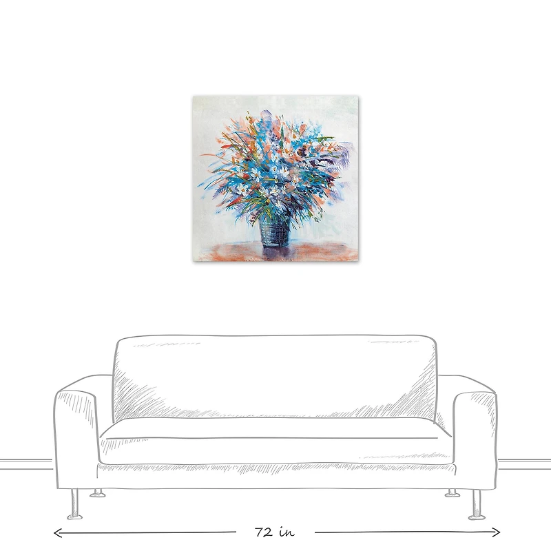 Bright Bloomed Florals Canvas Wall Art