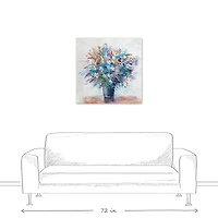 Bright Bloomed Florals Canvas Wall Art