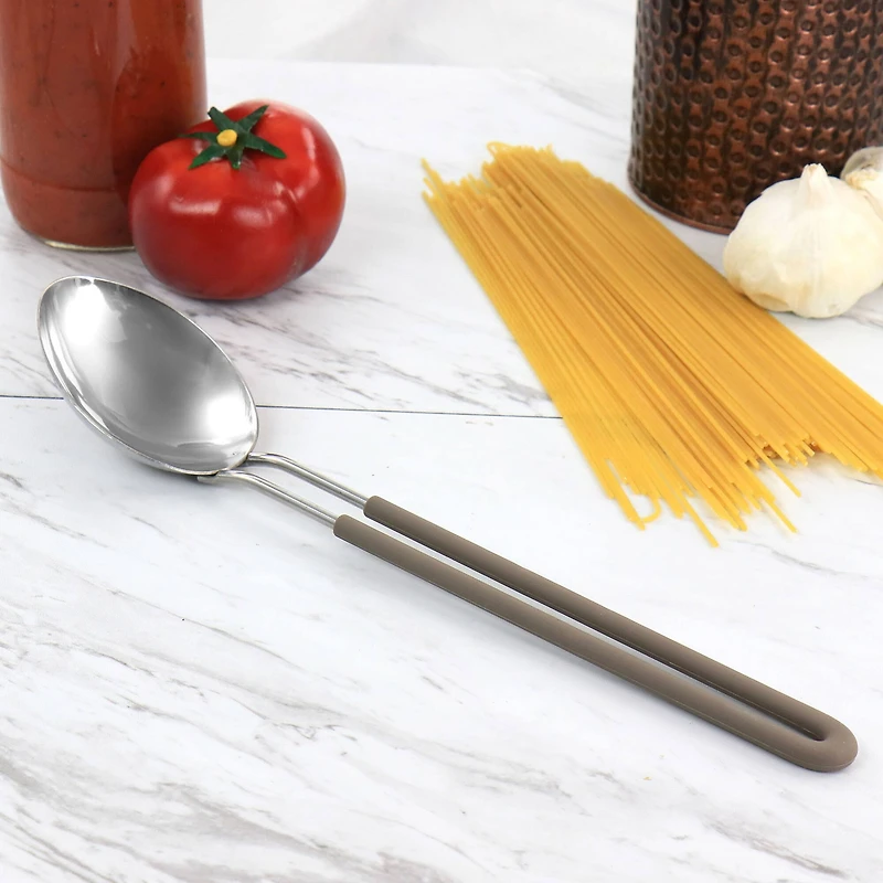 Martha Stewart Gray Stainless Steel Spoon
