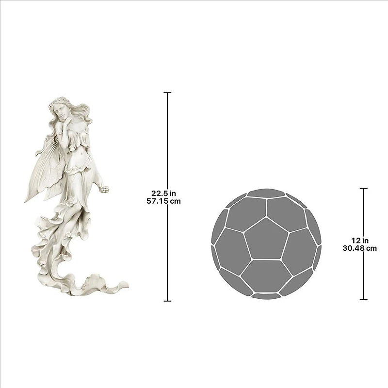 Design Toscano Brianna the Summer Breeze Fairy Wall Sculpture