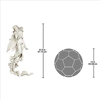 Design Toscano Brianna the Summer Breeze Fairy Wall Sculpture