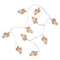 10ct. LED Orange Cactus Fairy Lights Set