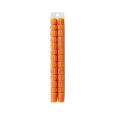 10" Pumpkin Taper Candles, 2ct. by Ashland®