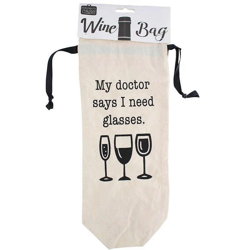 Personality Case™ Glasses Canvas Wine Bag