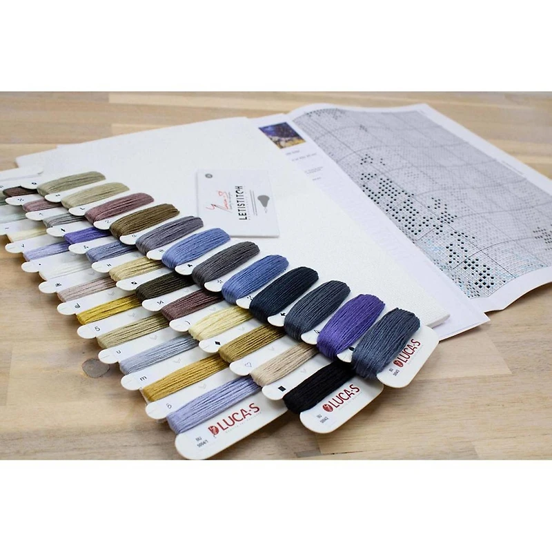 Luca-S Snowfall Counted Cross Stitch Kit