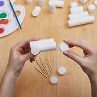 FloraCraft® CraftFōM® 1" x 2" White Foam Rods, 24ct.