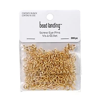 Gold Screw Eye Pins, 300ct. by Bead Landing™