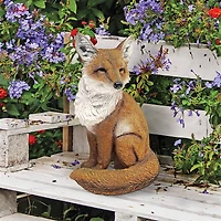 Design Toscano 15" Fabian the Flamboyant Fox Garden Statue