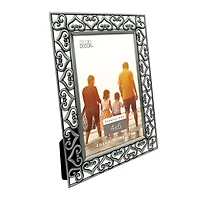Expressions™ Pewter Hearts Jeweled Frame by Studio Décor