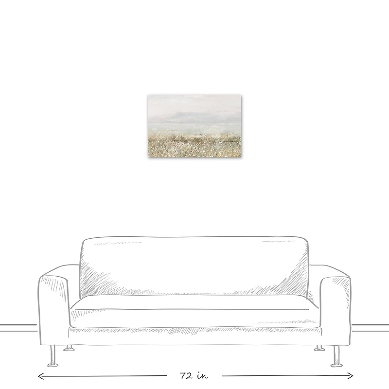 Abstract Landscape 24" x 16" Canvas Wall Art