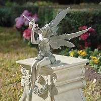 Design Toscano 19" Fairy of the West Wind Sitting Statue