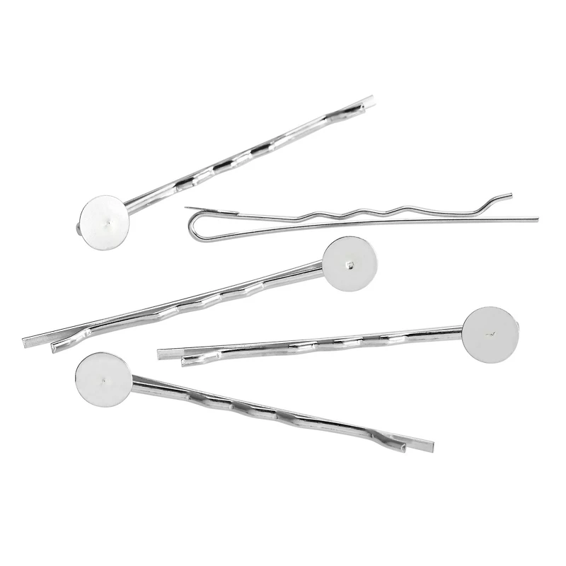 Bobby Pins with 8mm Circle Blanks