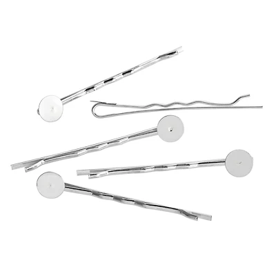Bobby Pins with 8mm Circle Blanks