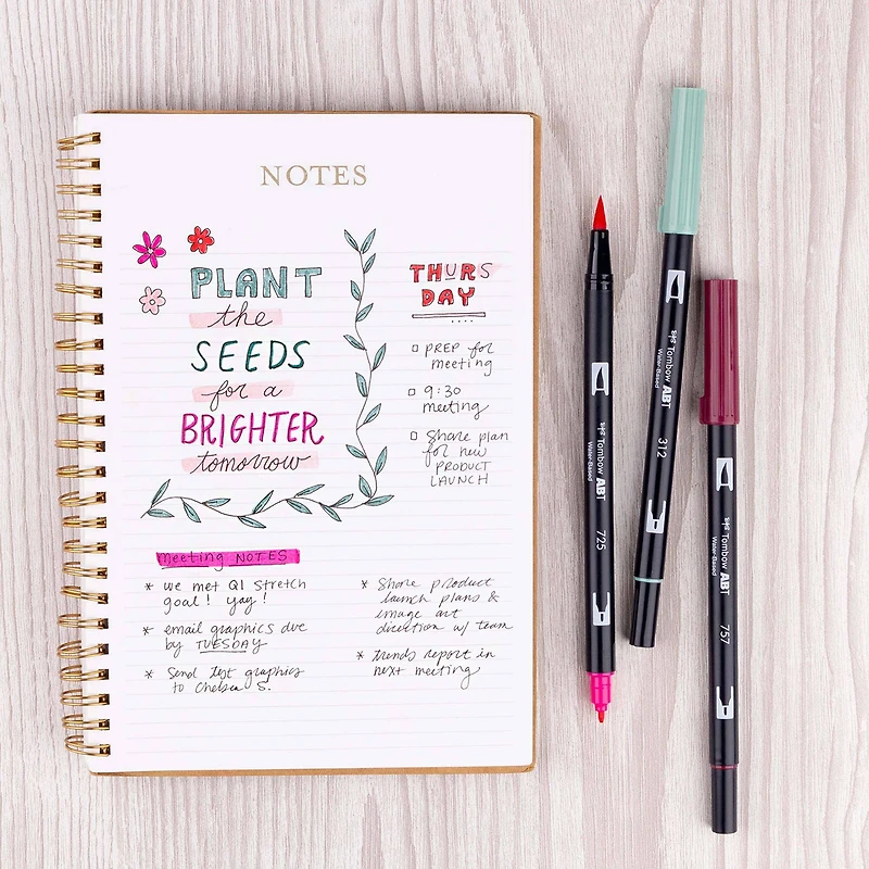 Tombow Very Berry Dual Brush Pen Set