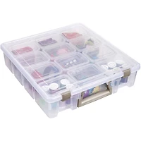 ArtBin® Super Satchel™ Translucent 12 Compartment Box
