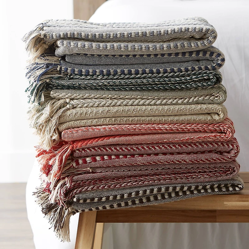 DII® Braided Stripe Throw