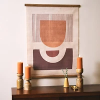 Hello Honey® Turned Wood Pillar Candle Holders Set