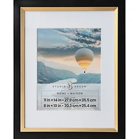 Home Black & Gold Frame with Mat by Studio Décor