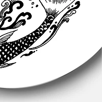 Designart - Chinese Koi Fish In Chinoiserie Style III