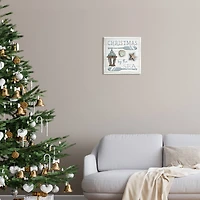 Stupell Industries Christmas By The Sea Phrase Wall Plaque Art