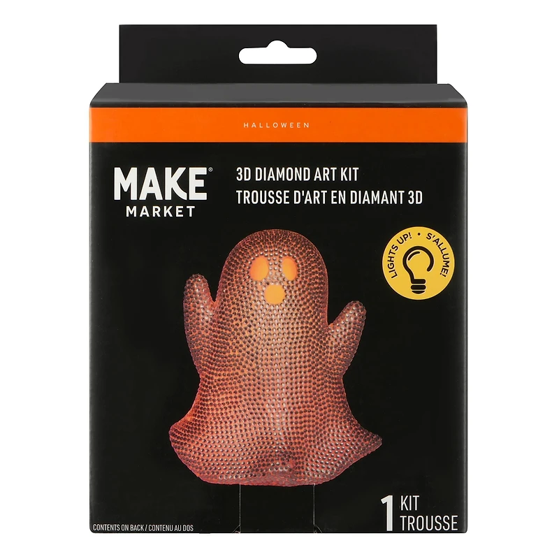 5.5" Ghost Light-Up 3D Diamond Art Kit by Make Market®