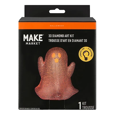 5.5" Ghost Light-Up 3D Diamond Art Kit by Make Market®