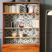 RoomMates Deep Sea Toile Peel & Stick Wallpaper