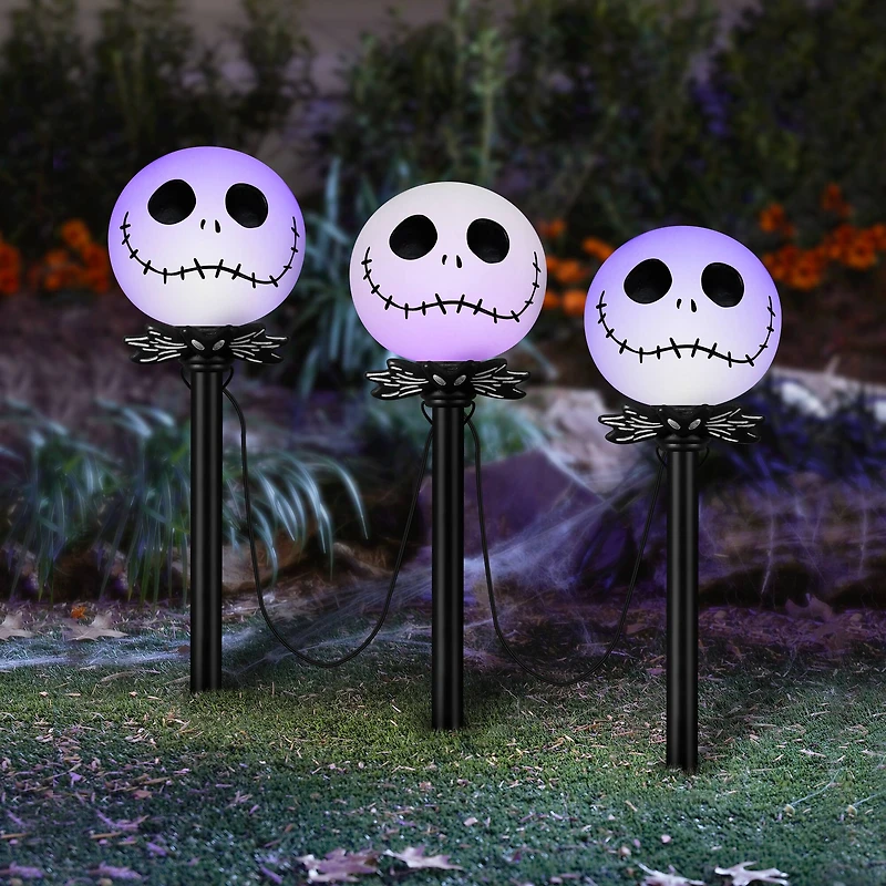 Nightmare Before Christmas Halloween Lightshow Pathway Light Set