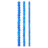 Blue Matte Glass Round Beads by Bead Landing™