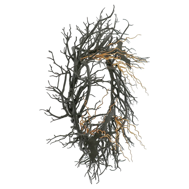 24" Black Bat Wreath by Ashland®