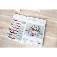 Luca-s English Tea & Roses Counted Cross Stitch Kit