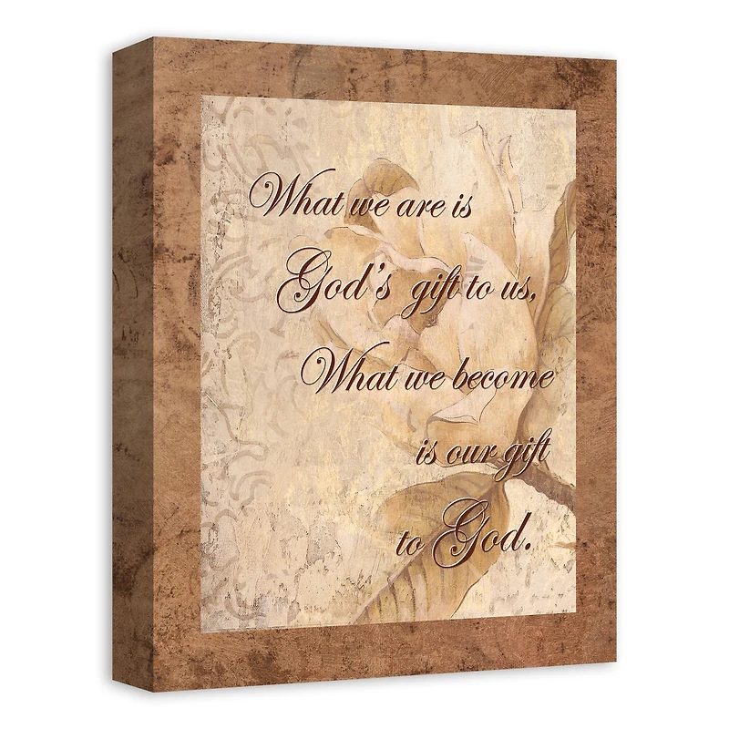 God's Gift 12" x 16" Canvas Wall Art