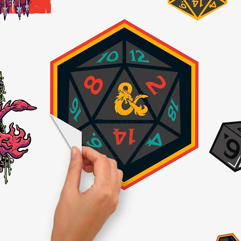 RoomMates Dungeons & Dragons Peel & Stick Wall Decals