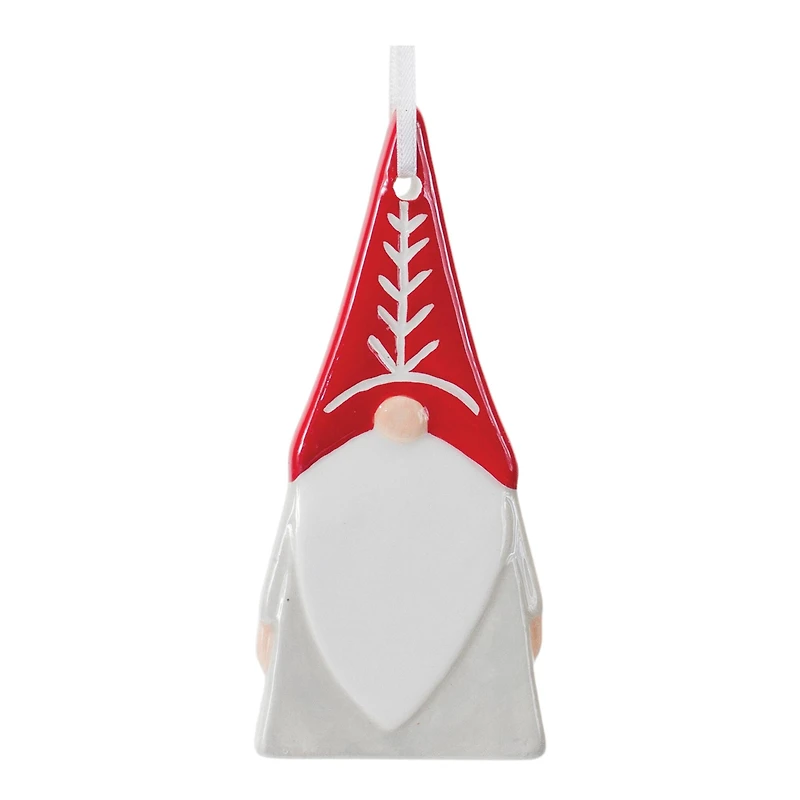 Etched Ceramic Ornament Set