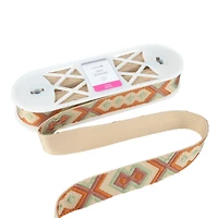 1.5" Green Rhombus Belting Trim by Celebrate It®