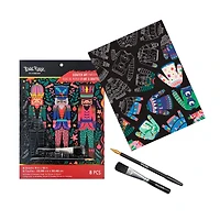 Brea Reese™ 9" x 12" Bright Christmas Scratch Art Paper Pad