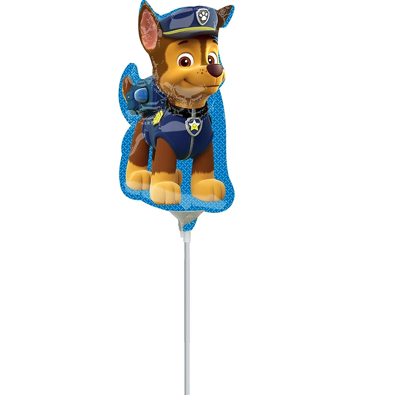 14" PAW Patrol™ Chase Foil Stick Balloon