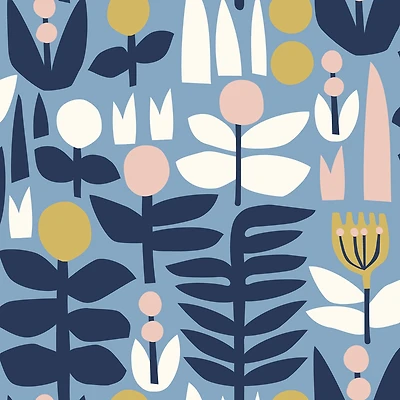 NuWallpaper Leah Duncan A Bit Of Folk Peel & Stick Wallpaper