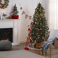 Mr. Christmas 40.5" Animated Ladder Climbing Grinch