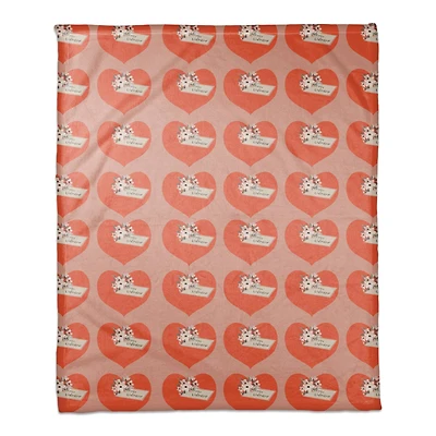 To My Valentine 50" x 60" Coral Fleece Blanket