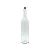 26oz. Clear Glass Wine Bottle with Cork by Ashland®