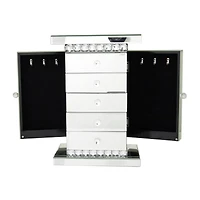 Silver Glam Jewelry Box