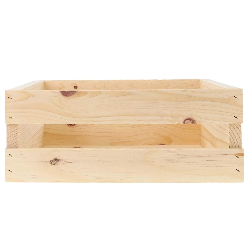 Good Wood by Leisure Arts® Pine Crate