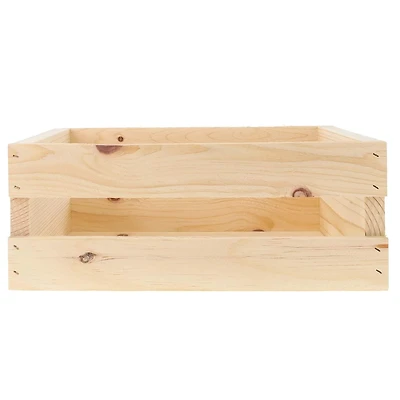 Good Wood by Leisure Arts® Pine Crate