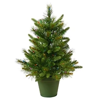 2ft. Unlit Cashmere Pine Artificial Christmas Tree in Pot