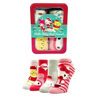 Hello Kitty® 4 Pack Cozy Socks in Christmas Gift Tin